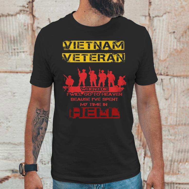 When I Die I Will Go To Heaven Vietnam Veteran Men T-Shirt