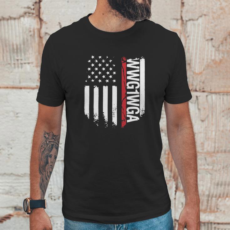 Wwg1wga American Flag Men T-Shirt