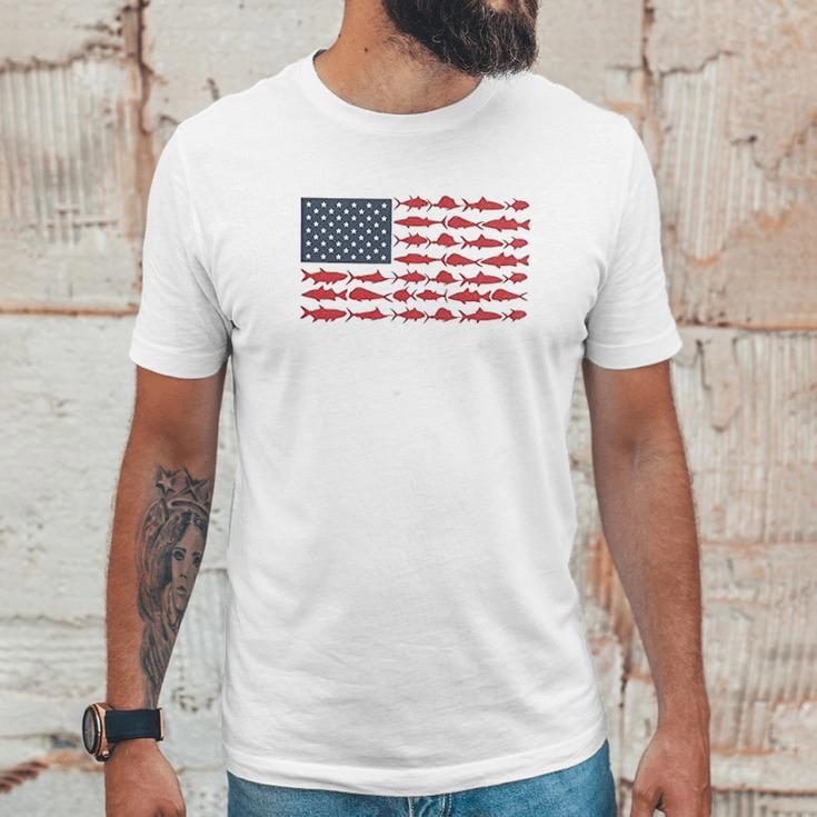 Columbia Pfg Finatic Us Flag Men T-Shirt