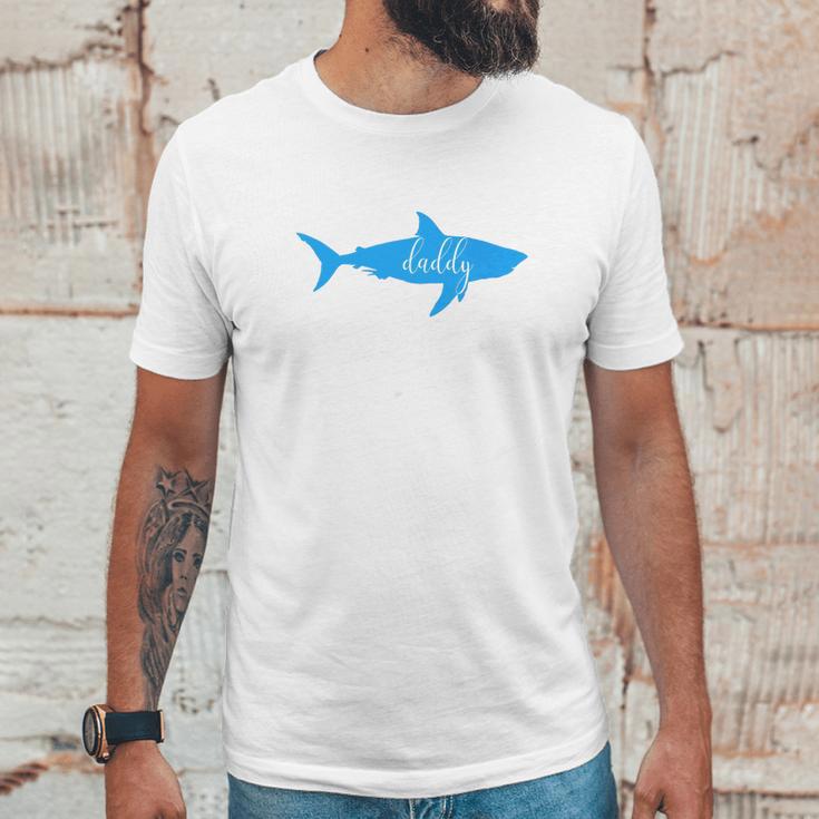 Mens Daddy Shark Short Sleeve Top Men T-Shirt