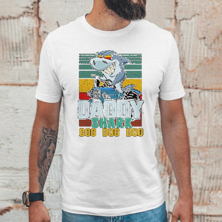 Daddy Shark Like A Trucker Men T-Shirt