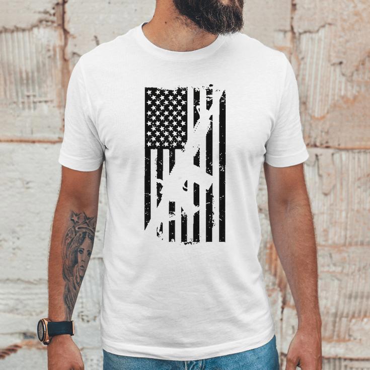 Dion Wear Ar15 American Flag M4 Men T-Shirt