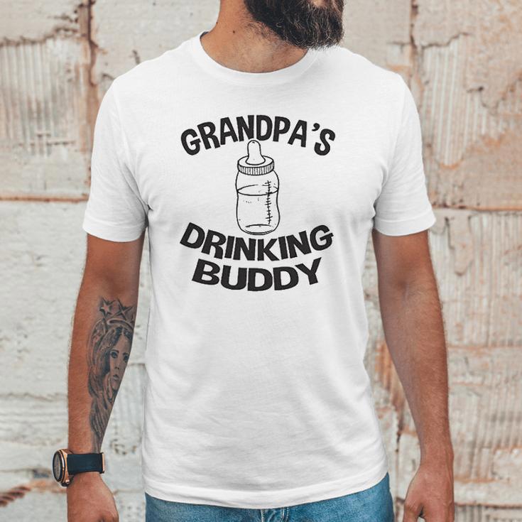 Grandpa Drinking Buddy Baby One Piece Men T-Shirt