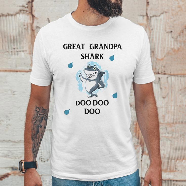 Great Grandpa Gift Shark Doo Doo Doo Men T-Shirt