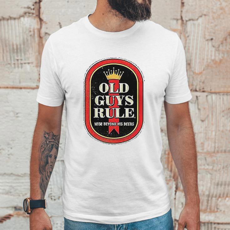 Old Guys Rule Wise Man Men T-Shirt