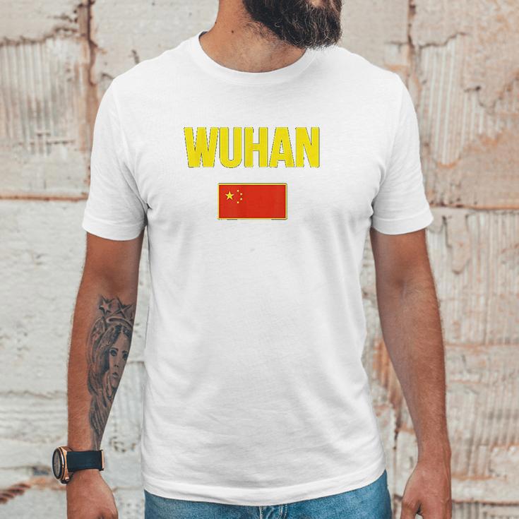 Wuhan Chinese Flag China Souvenir Men T-Shirt