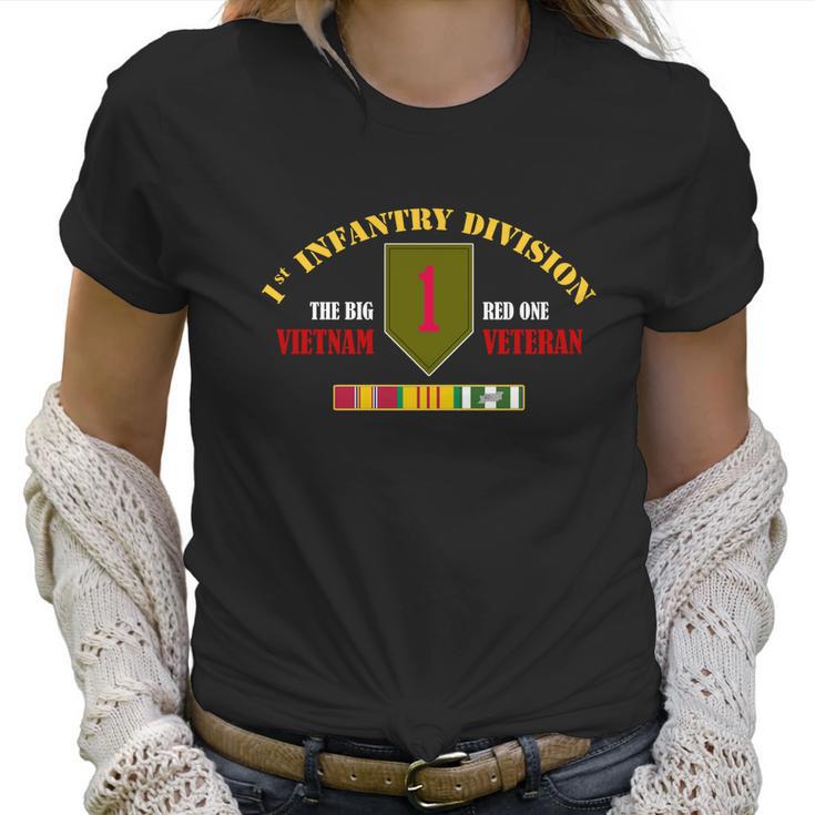 1St Infantry Division Vietnam Veteran The Big Red One Gift Men Women T-Shirt Graphic Print Casual Unisex Tee Women T-Shirt