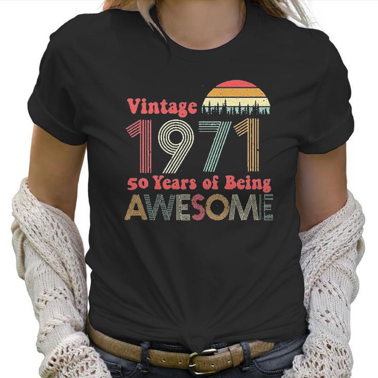 50Th Birthday Gifts For Women Vintage 1971 Women T-Shirt