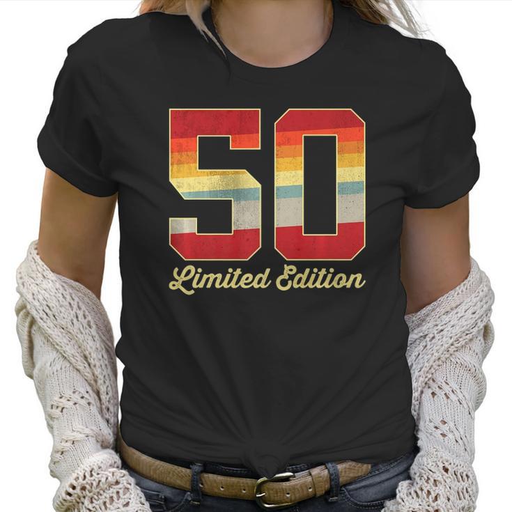 50Th Birthday Vintage Limited Edition 1972 50 Years Old Men Women T-Shirt