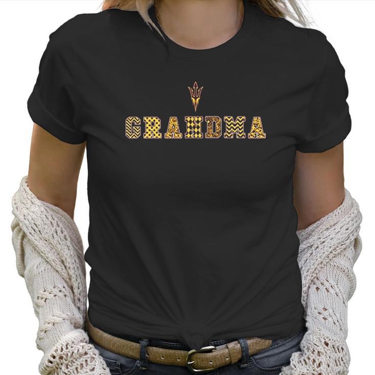 Arizona State Sun Devils Patterned Grandma Women T-Shirt