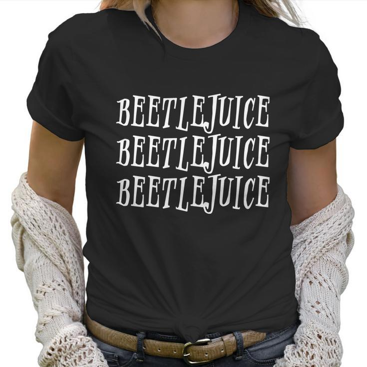 Beetlejuice Beetlejuice Beetlejuice Halloween Summon Women T-Shirt