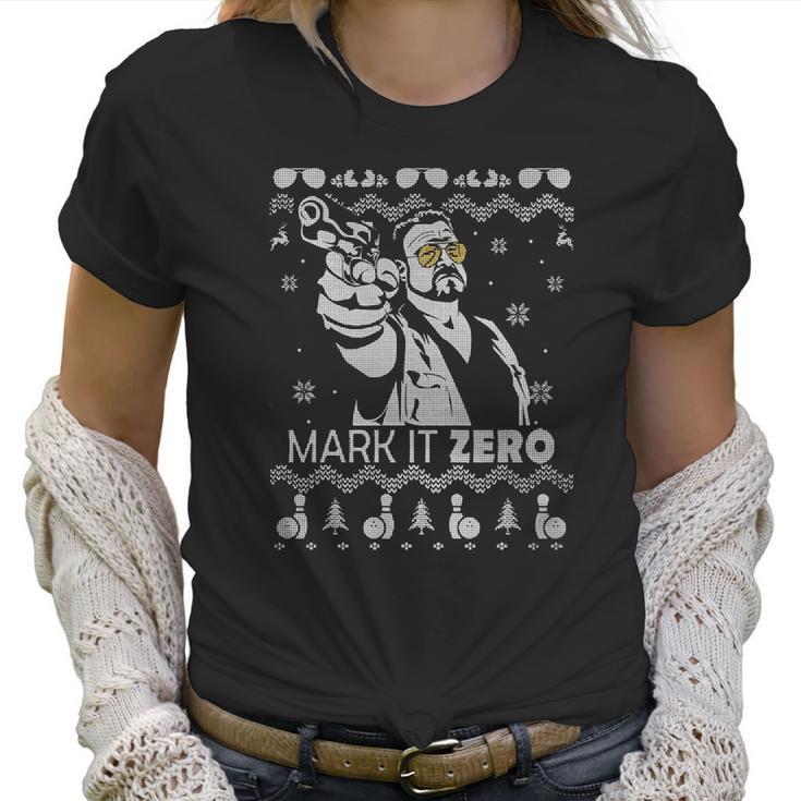 The Big Lebowski Mark It Zero Christmas Women T-Shirt