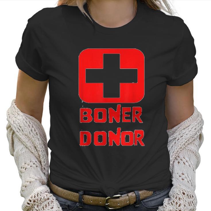 Boner Donor Doner Funny Halloween Inappropriate Mom Women T-Shirt