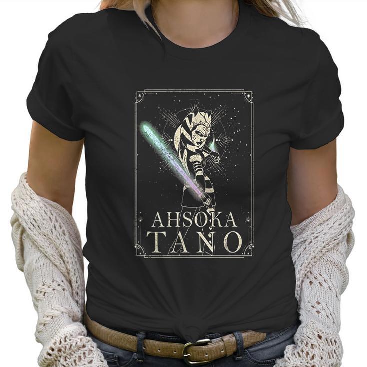 The Clone Wars Ahsoka Tano Celestial Portrait Women T-Shirt