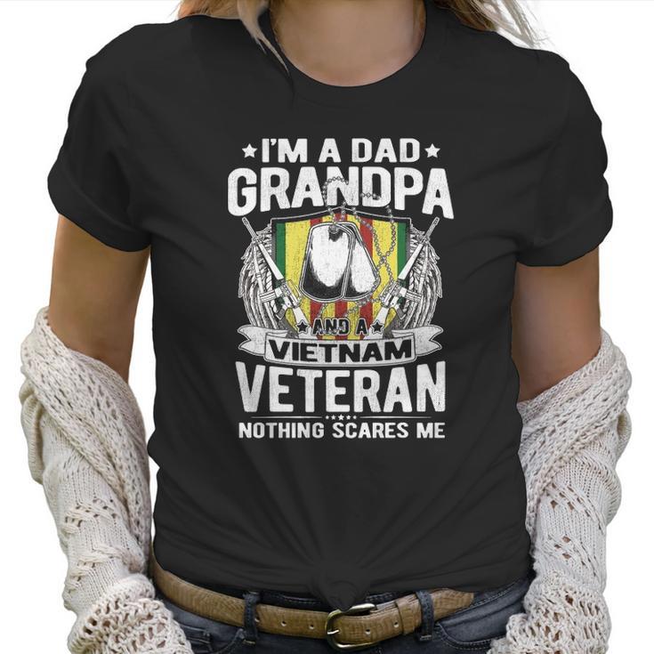 A Dad Grandpa And Vietnam Veteran Proud Retired Soldier Gift Women T-Shirt