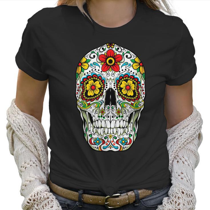 Day Of The Dead Sugar Skull Funny Cinco De Mayo Men Women  Men Women T-Shirt Graphic Print Casual Unisex Tee Women T-Shirt