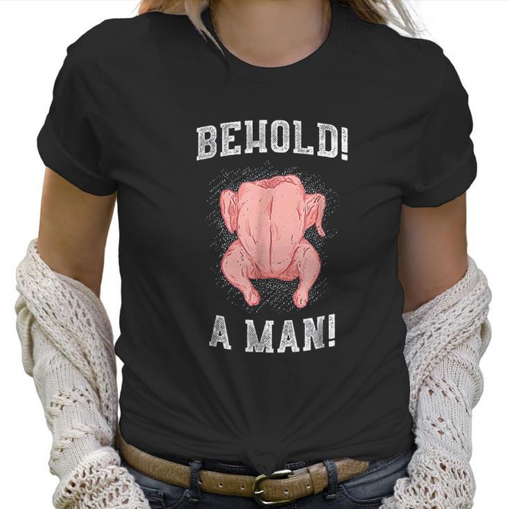 Diogenes Behold A Man Chicken Epic Philosophy Women T-Shirt