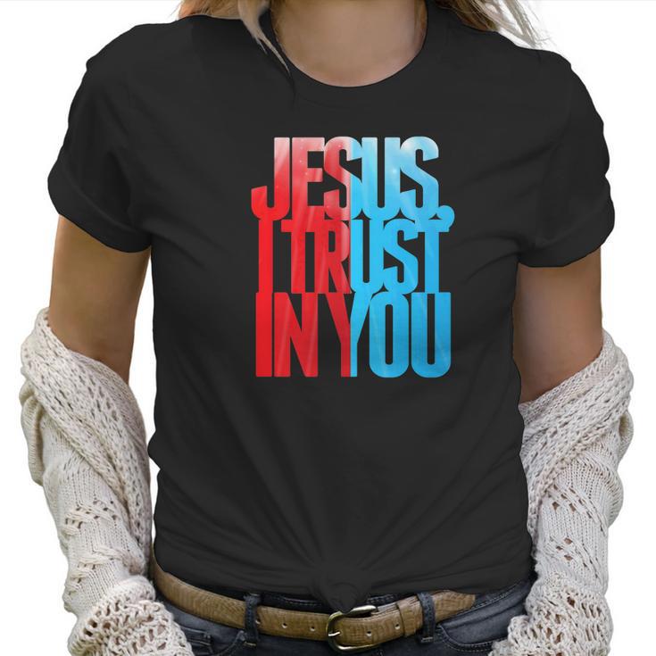 Divine Mercy Jesus I Trust In You St Faustina Women T-Shirt