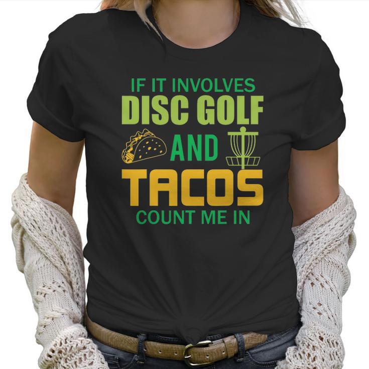 Funny Disc Golf Mens Taco Lover Frisbee Golfer Women T-Shirt