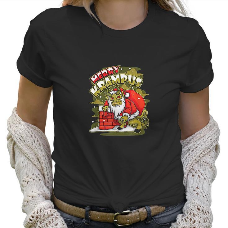 Funny Gift Christmas Merry Krampus Xmas Joke Kids Women Women T-Shirt