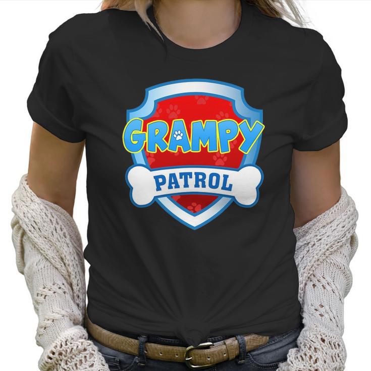 Funny Grampy Patrol Dog Grandpa For Men Women Men Women T-Shirt Graphic Print Casual Unisex Tee Women T-Shirt