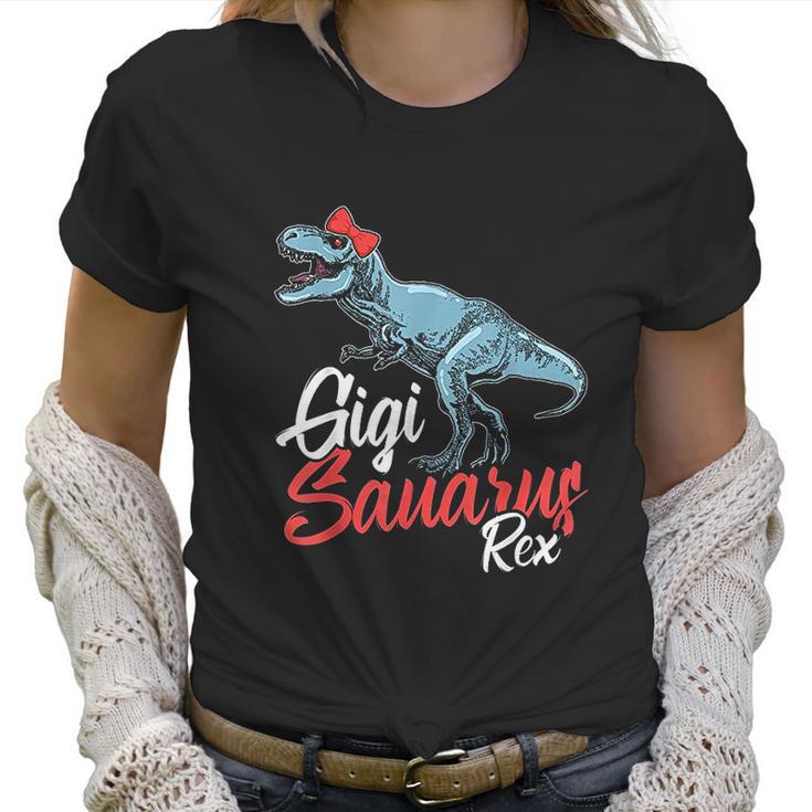 Funny Grandmother Gift Gigisaurus Dinosaur Women T-Shirt