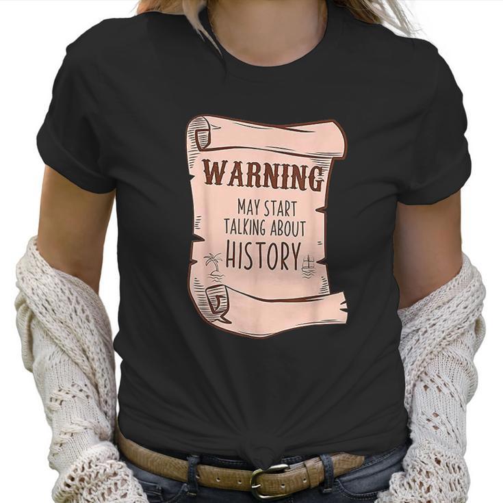 Funny History Buff Teacher Social Studies Nerd Geek Gifts Women T-Shirt