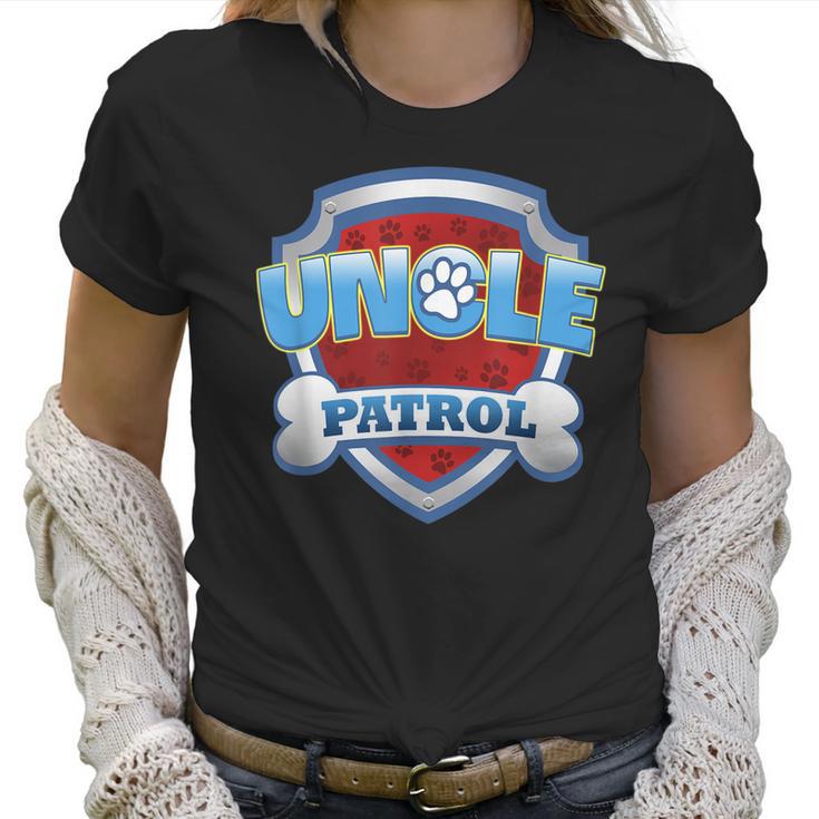 Funny Uncle Patrol - Dog Mom Dad For Men Women Men Women T-Shirt Graphic Print Casual Unisex Tee Women T-Shirt