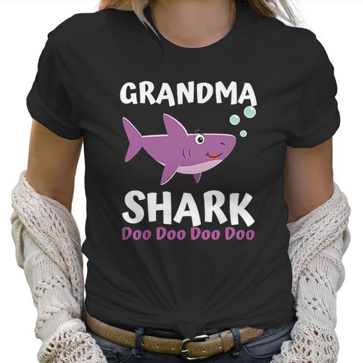 Grandma Shark Doo Doo Matching Family Shark Women T-Shirt