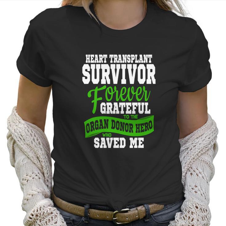 Heart Transplant Organ Recipient Survivor Gift Women T-Shirt