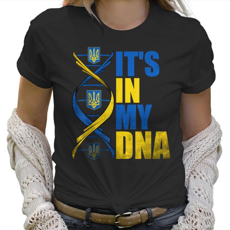 Its In My Dna Ukrainian Support Ukraine Stand With Ukraine Men Women T-Shirt Graphic Print Casual Unisex Tee Women T-Shirt