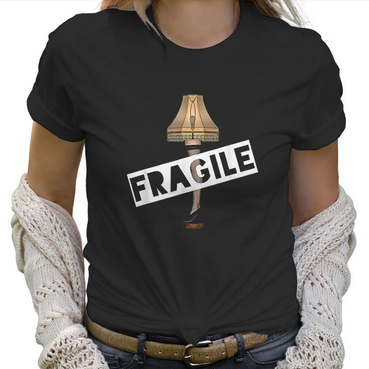 Its A Major Award Funny Christmas Fragile Leg Women T-Shirt