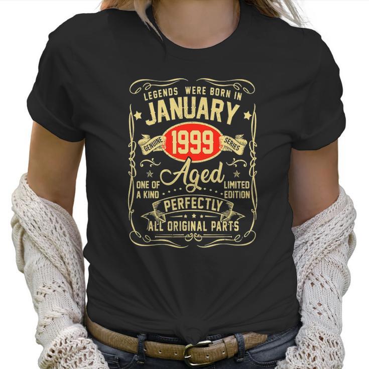 January 1999 23Rd Birthday Gift 23 Years Old Men Women Women T-Shirt