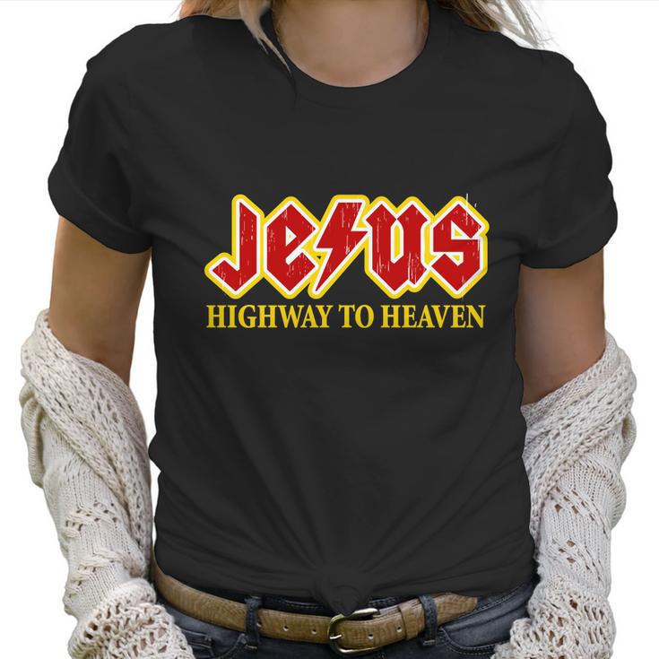 Jesus Rocks Highway To Heaven Women T-Shirt