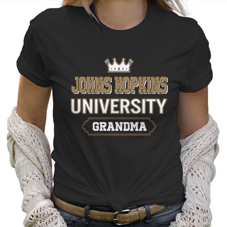 Johns Hopkins University Grandma Great Gift For Grandparents Women T-Shirt