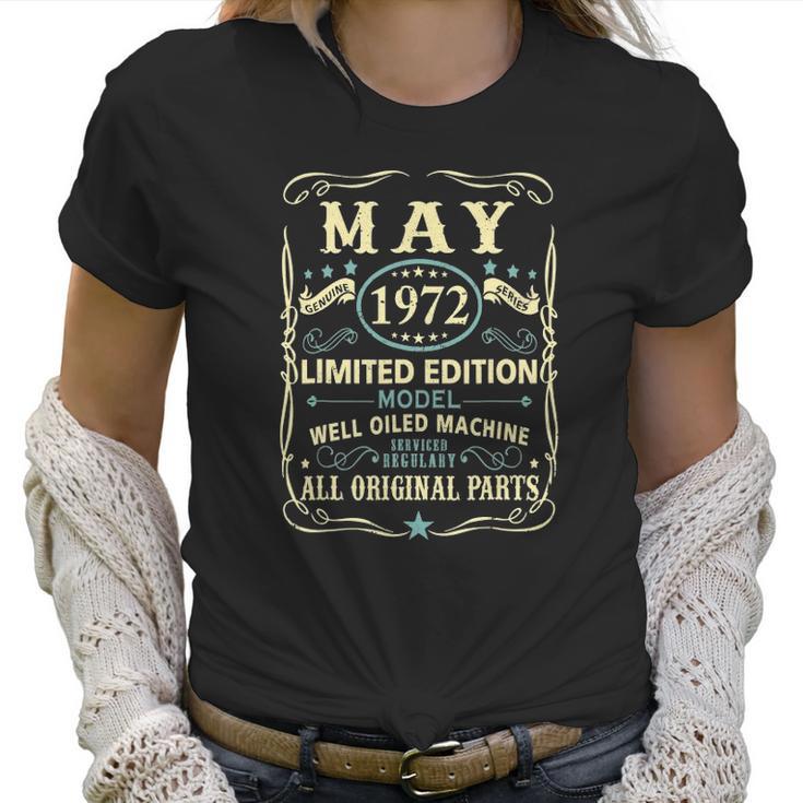 May 1972 49Th Birthday 49 Years Old Men Women Women T-Shirt