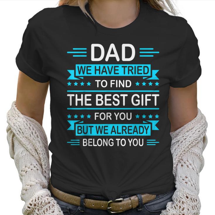 Mens Funny Fathers Day Gift For Daddy Papa From Daughter Son Wife Women T-Shirt