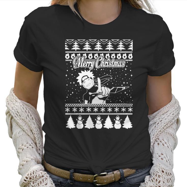 Naruto Ugly Christmas Sweater T-Shirt Women T-Shirt