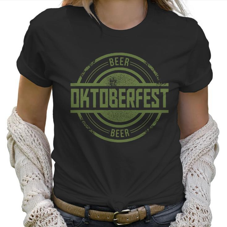 Oktoberfest Vintage Beer Logo Women T-Shirt