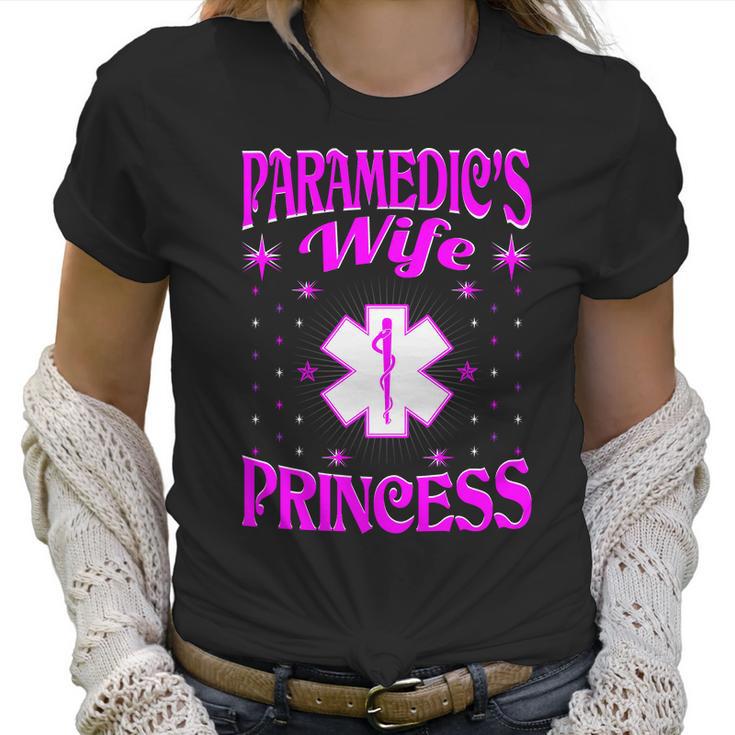 Paramedics Wife Princess Valentine Gift Women T-Shirt