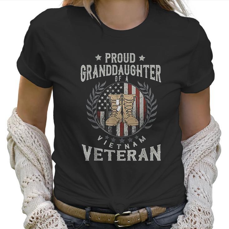 Proud Granddaughter Of A Vietnam Veteran Vietnam Women T-Shirt