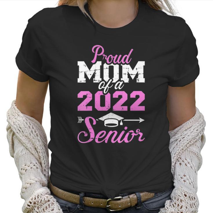 Womens Proud Mom Of A 2022 Senior Graduation Class V-Neck Women T-Shirt