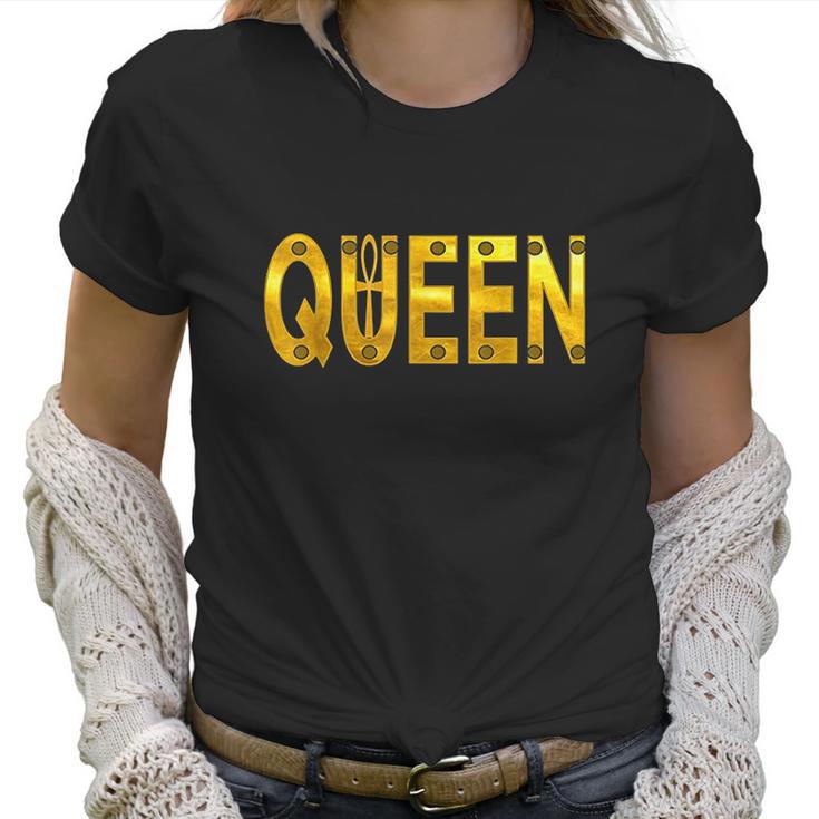 Queen Wife Woman With Egyptian Ankh Women T-Shirt