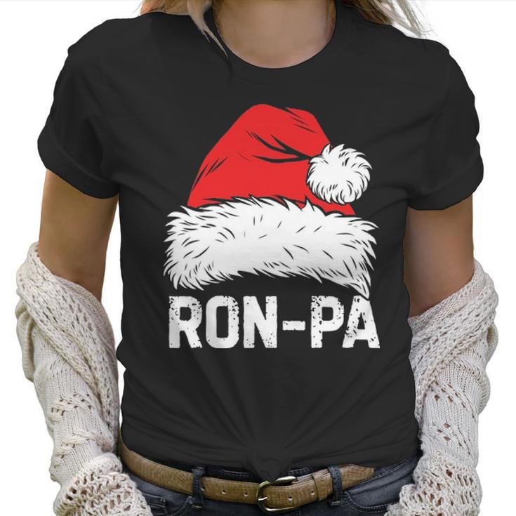 Ron Pa Santa Christmas Family Xmas Gifts Women T-Shirt