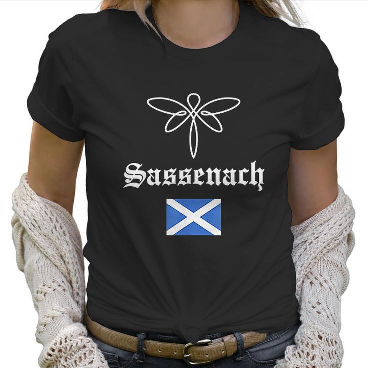 Sassenach Outlander Gaelic Dragonfly Women T-Shirt