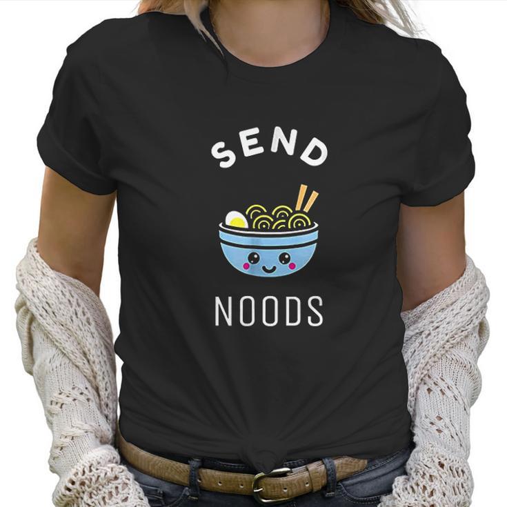 Send Noods Ramen Gift Japanese Anime Love Noodle Bowl Women T-Shirt