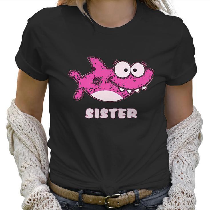 Sister Of The Baby Shark Birthday Women T-Shirt