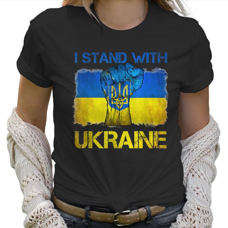 I Stand With Ukraine  Flag Peace Free Ukraine Symbol  Men Women T-Shirt Graphic Print Casual Unisex Tee Women T-Shirt