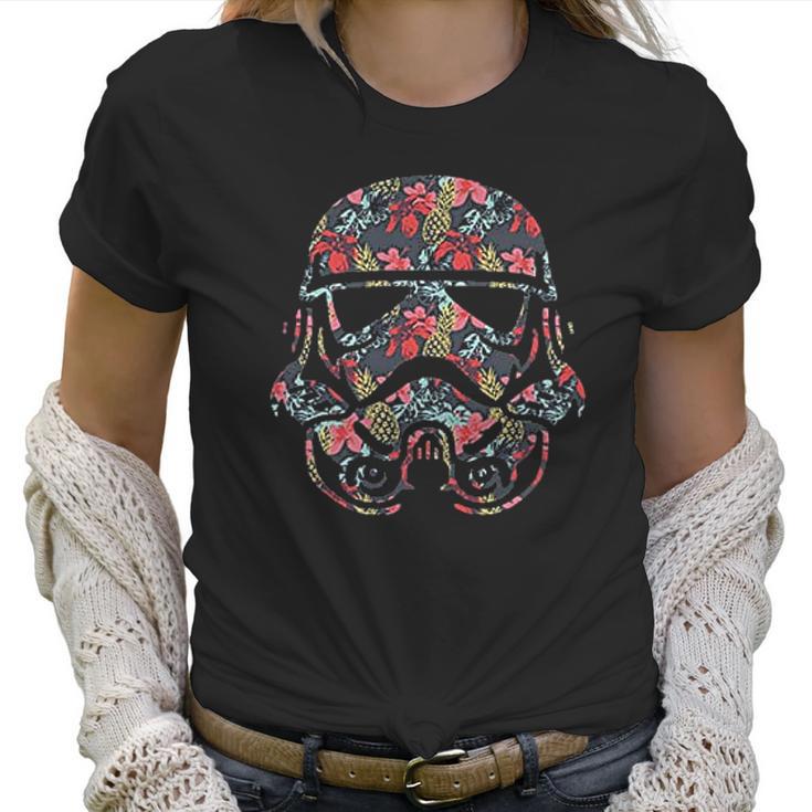 Stormtrooper Storm Trooper Tropical Floral Women T-Shirt