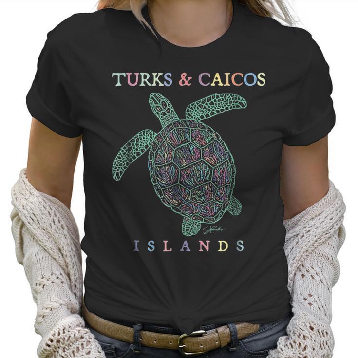 Turks & Caicos Islands Sea Turtle Women T-Shirt